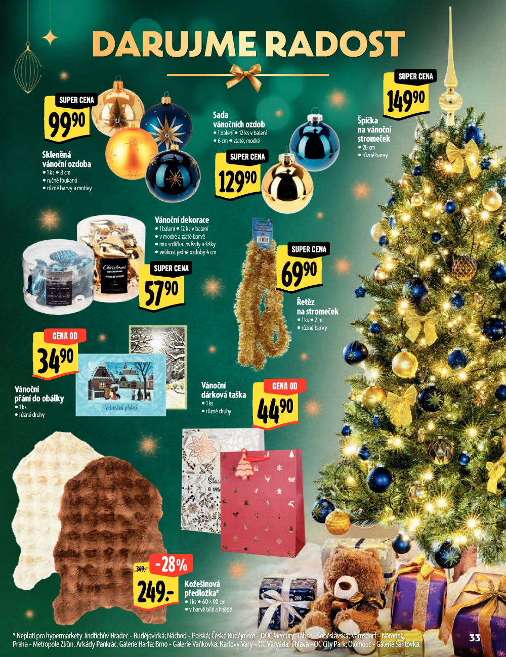 Leták Albert Hypermarket - Akční katalog - strana 33