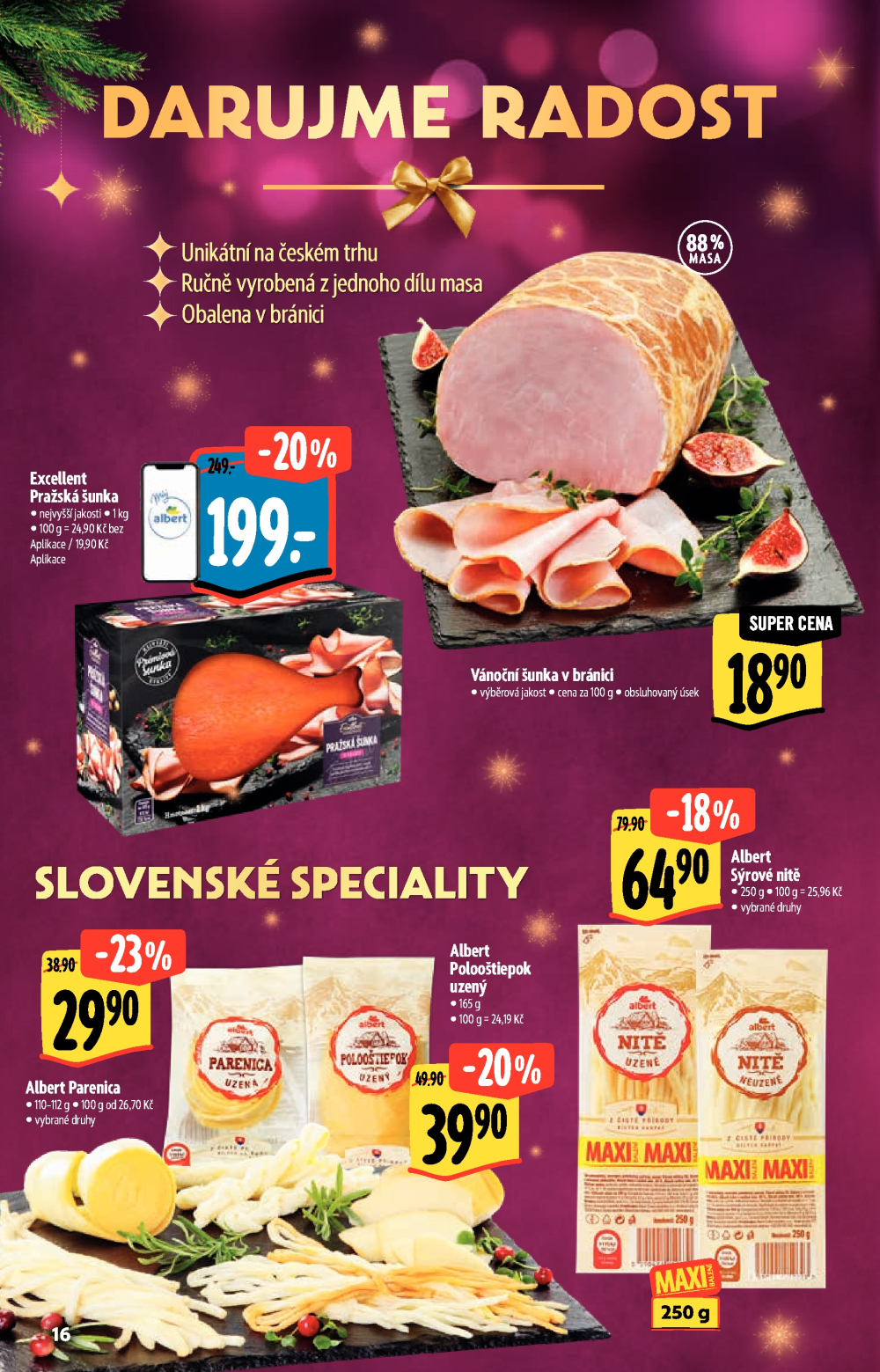 Leták Albert Supermarket - Akční katalog - strana 16