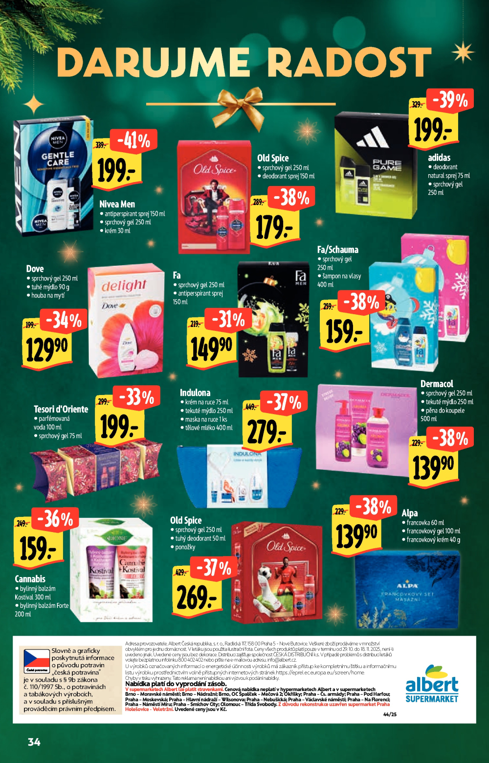 Leták Albert Supermarket - Akční katalog - strana 34
