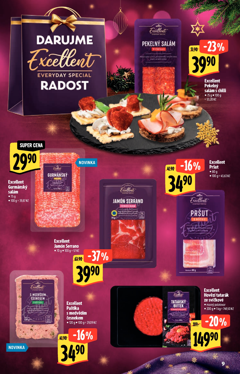 Leták Albert Supermarket - Akční katalog - strana 9
