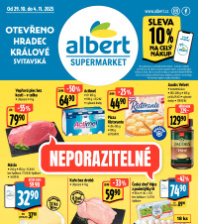 Akční leták Albert Supermarket  - Hradec Králové, Svitavská