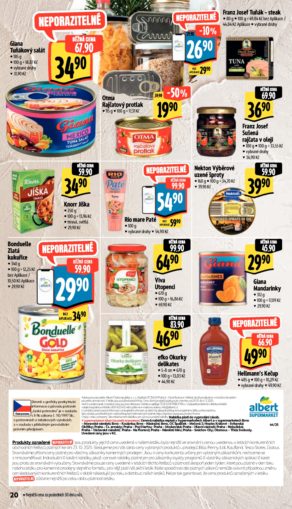 Leták Albert Supermarket leták - strana 29