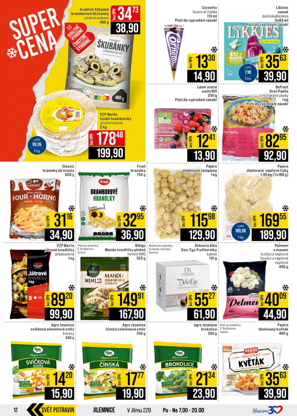 Leták JIP leták CC Cash & Carry - České Budějovice, Most, Náchod, Svoboda nad Úpou, Sušice - strana 12