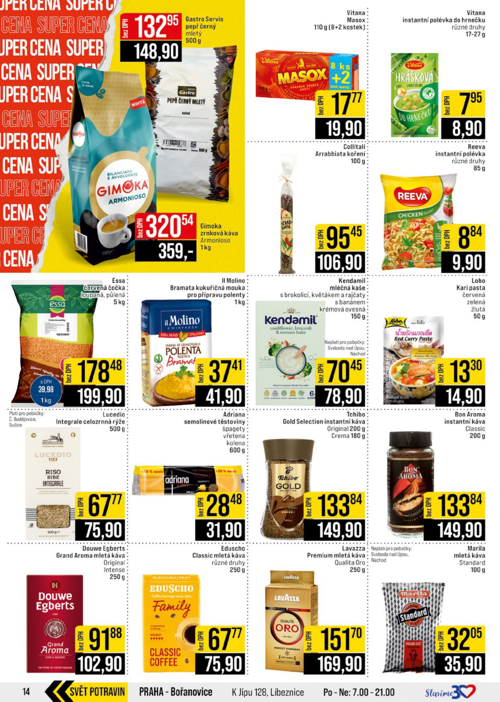 Leták JIP leták CC Cash & Carry - České Budějovice, Most, Náchod, Svoboda nad Úpou, Sušice - strana 14