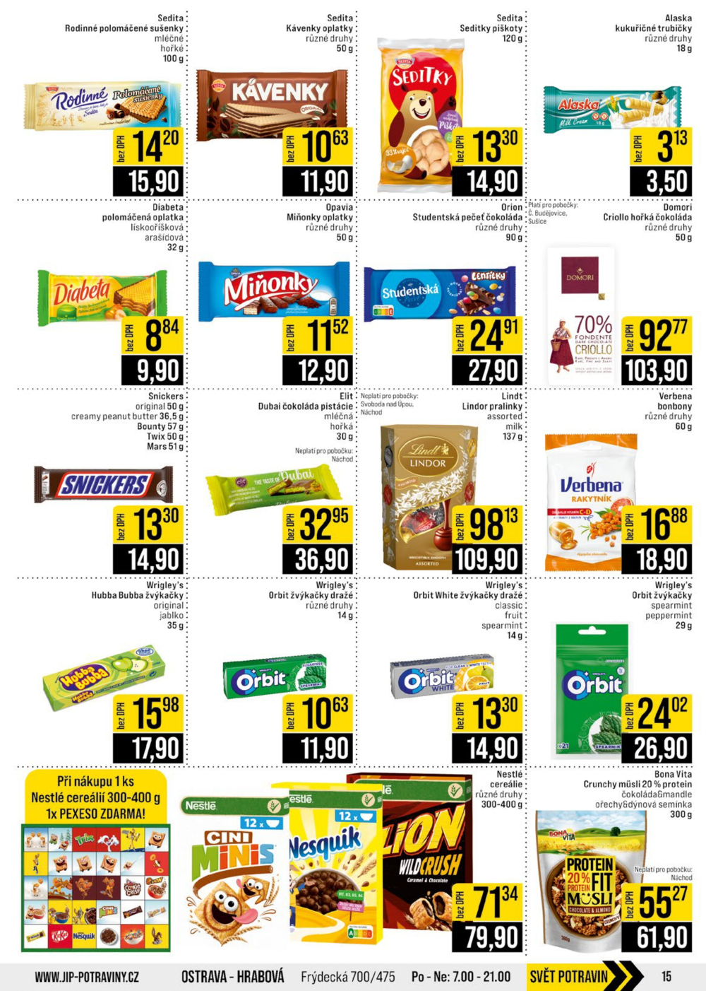 Leták JIP leták CC Cash & Carry - České Budějovice, Most, Náchod, Svoboda nad Úpou, Sušice - strana 15