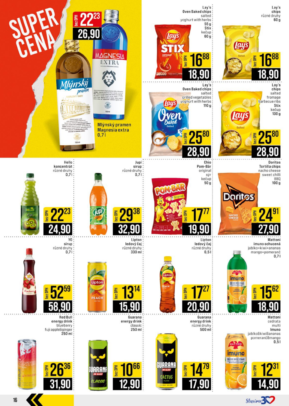 Leták JIP leták CC Cash & Carry - České Budějovice, Most, Náchod, Svoboda nad Úpou, Sušice - strana 16