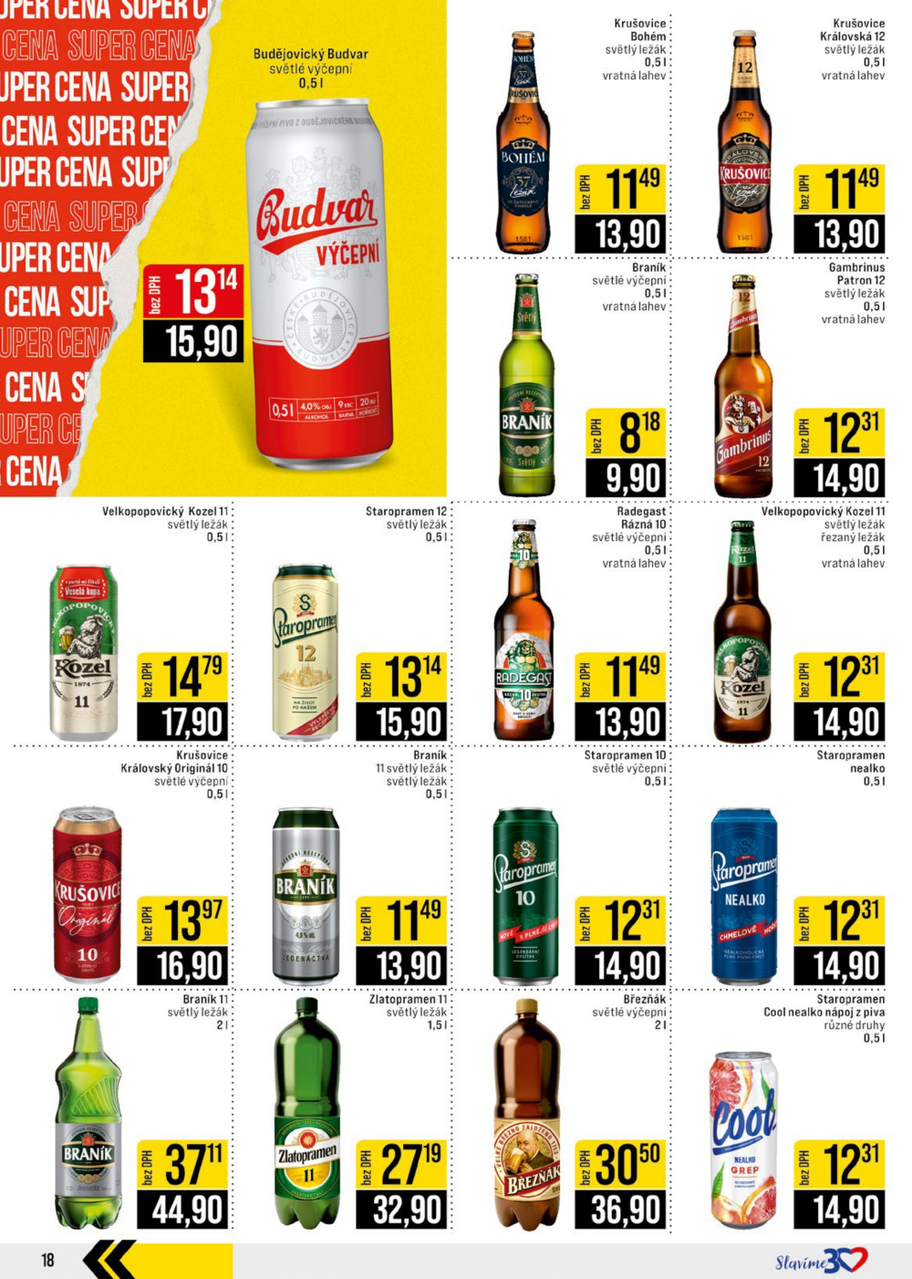 Leták JIP leták CC Cash & Carry - České Budějovice, Most, Náchod, Svoboda nad Úpou, Sušice - strana 18