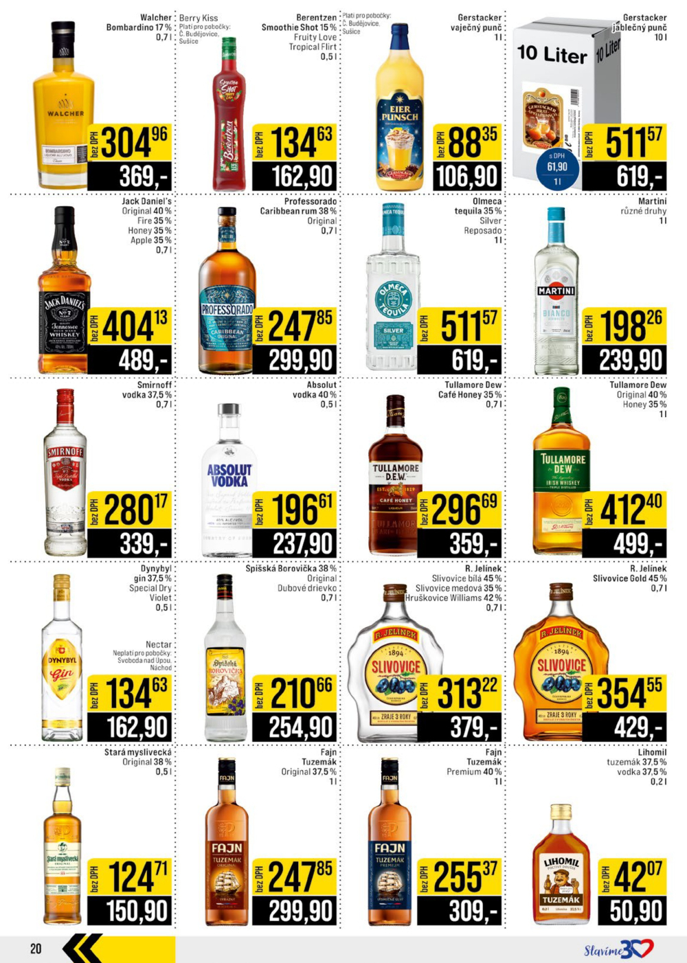 Leták JIP leták CC Cash & Carry - České Budějovice, Most, Náchod, Svoboda nad Úpou, Sušice - strana 20