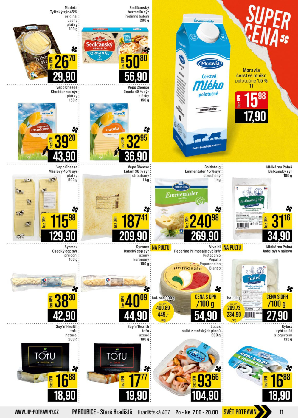 Leták JIP leták CC Cash & Carry - Brno, Ostrava, Praha, Polička, Olomouc, Karlovy Vary, Zlín, Jilemnice, Pardubice - strana 11
