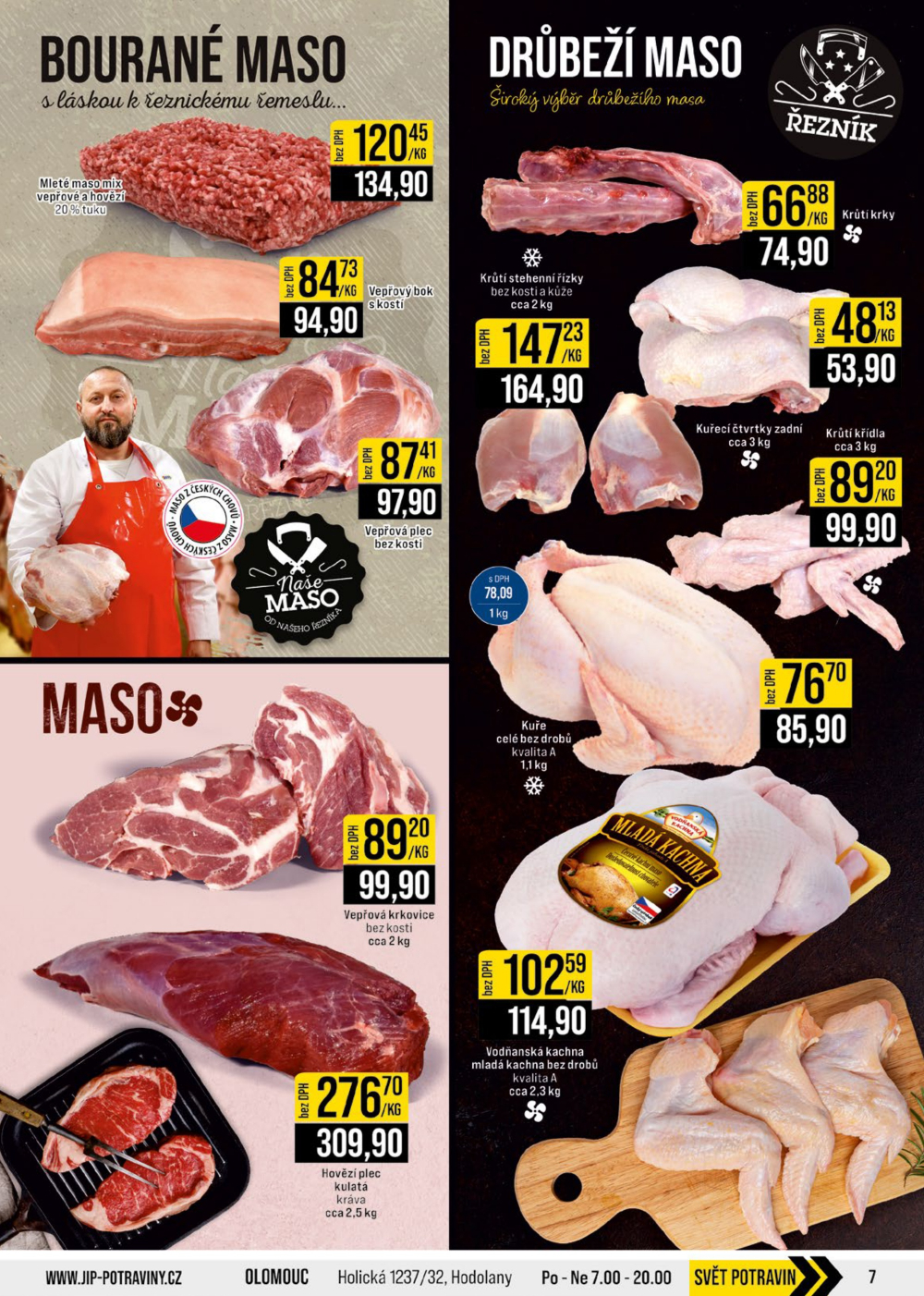 Leták JIP leták CC Cash & Carry - Brno, Ostrava, Praha, Polička, Olomouc, Karlovy Vary, Zlín, Jilemnice, Pardubice - strana 7