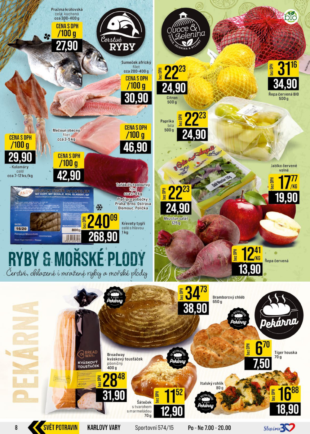 Leták JIP leták CC Cash & Carry - Brno, Ostrava, Praha, Polička, Olomouc, Karlovy Vary, Zlín, Jilemnice, Pardubice - strana 8