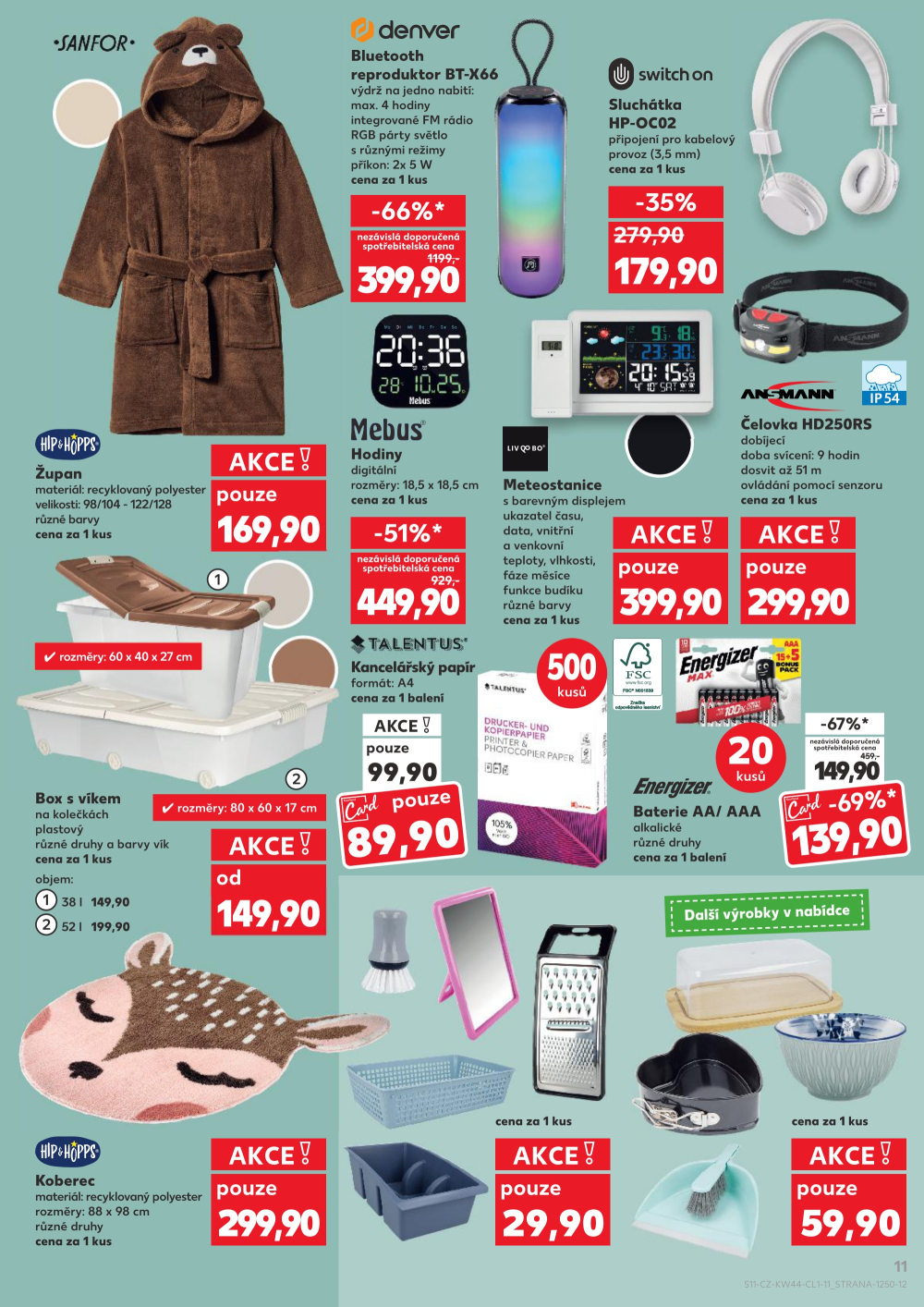 Leták Kaufland leták - Spotřební zboží - strana 11