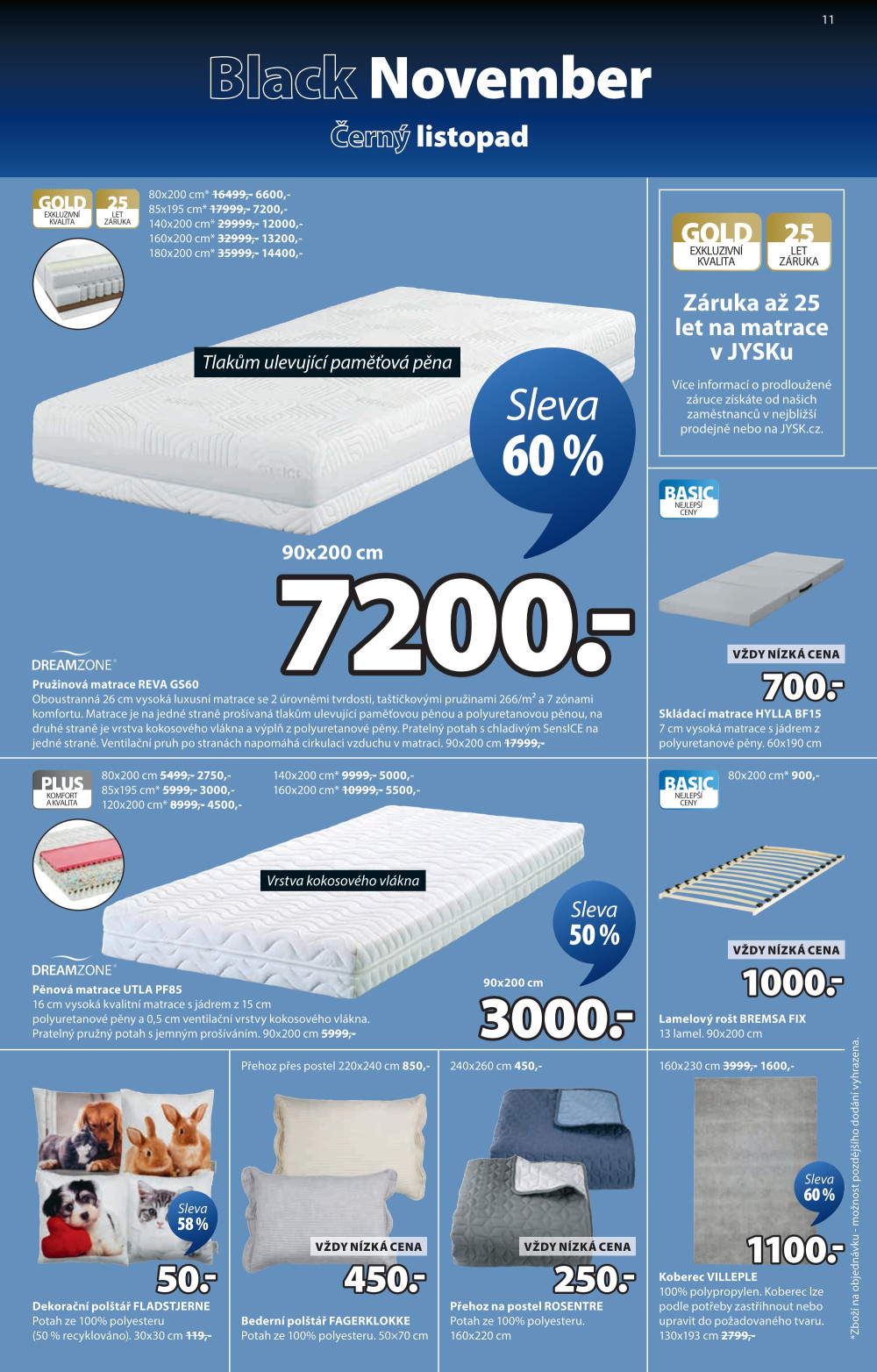 Leták Jysk leták - Černý listopad - strana 12