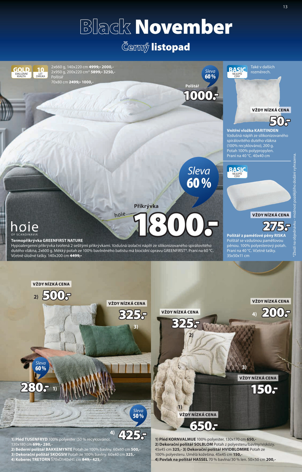Leták Jysk leták - Černý listopad - strana 14