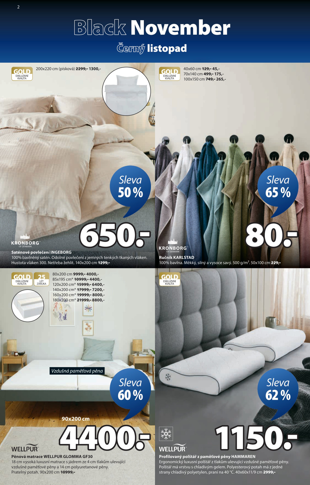 Leták Jysk leták - Černý listopad - strana 3