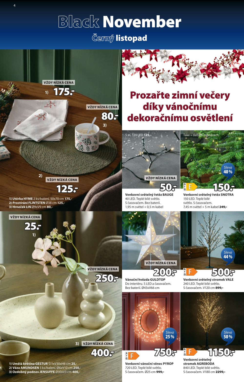 Leták Jysk leták - Černý listopad - strana 5