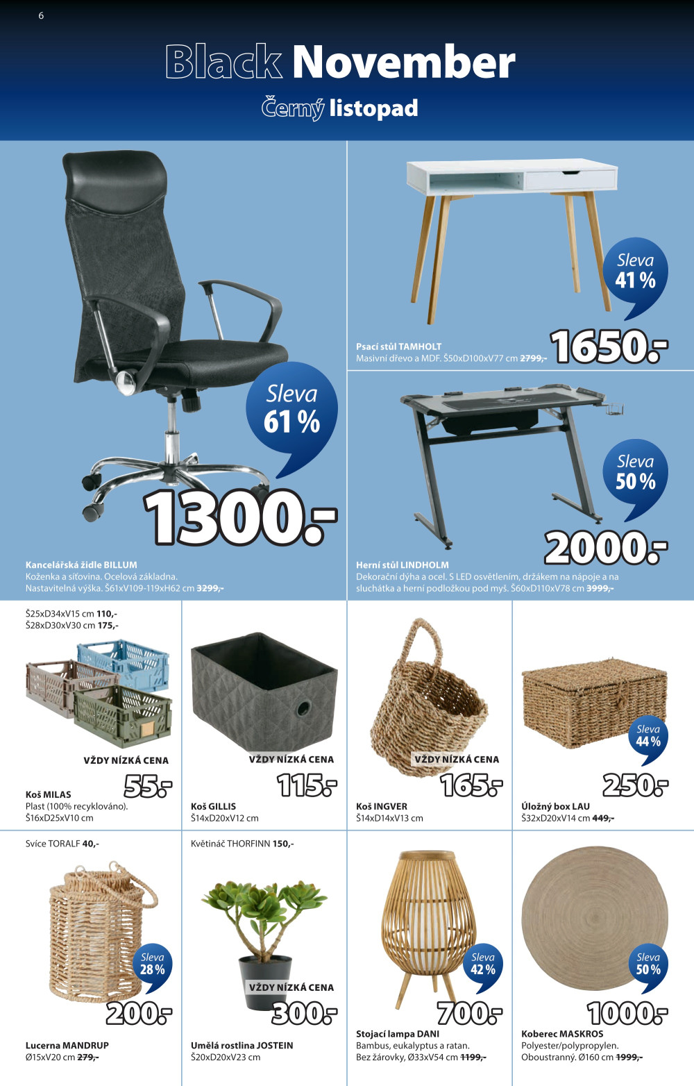 Leták Jysk leták - Černý listopad - strana 7