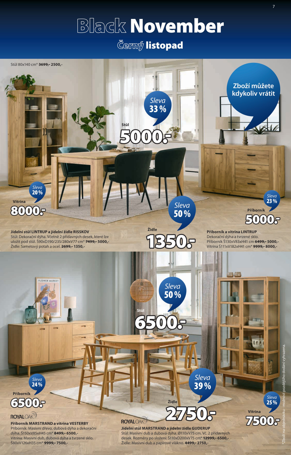 Leták Jysk leták - Černý listopad - strana 8