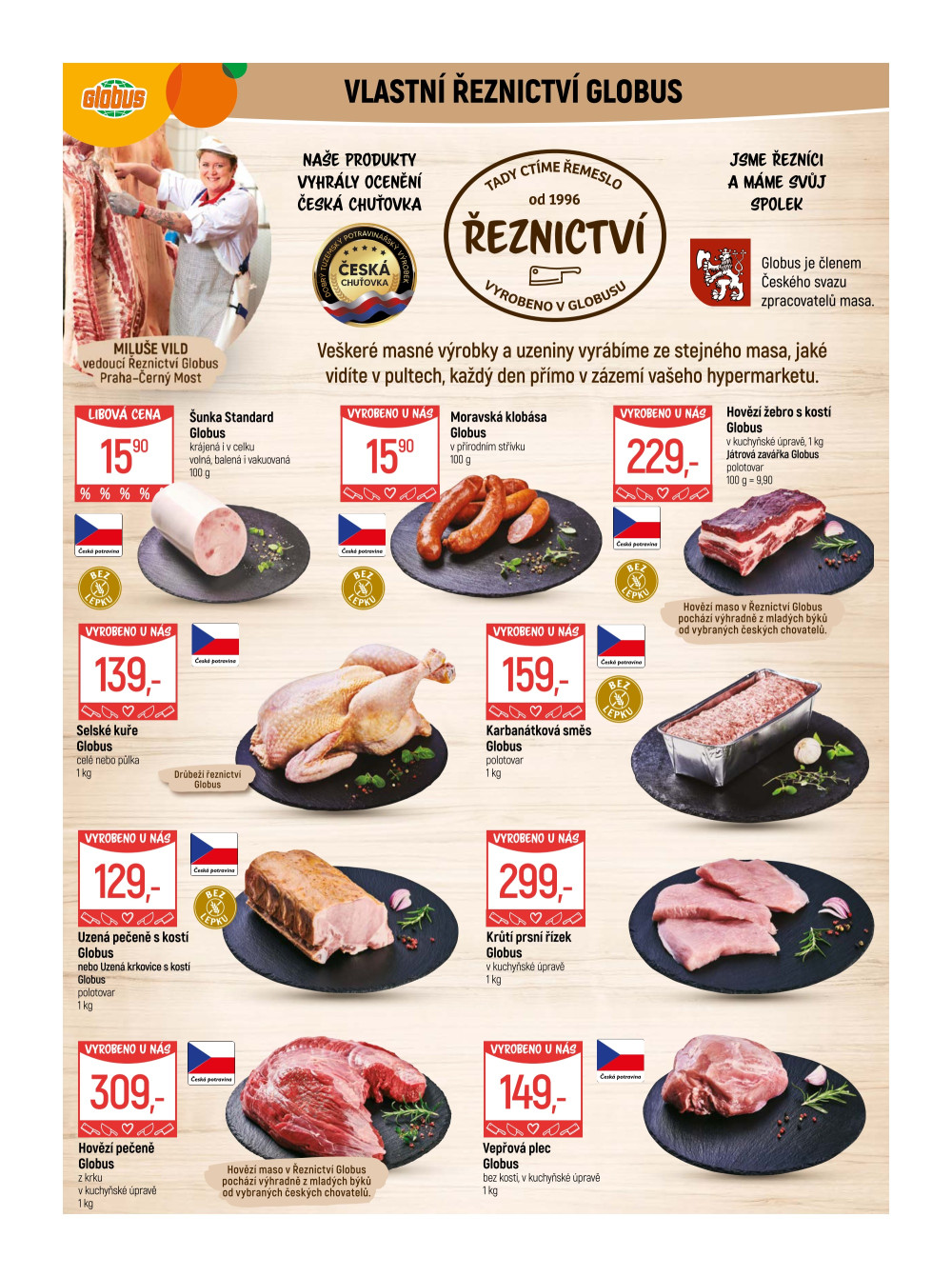 Leták Globus leták Praha - Černý Most - strana 7