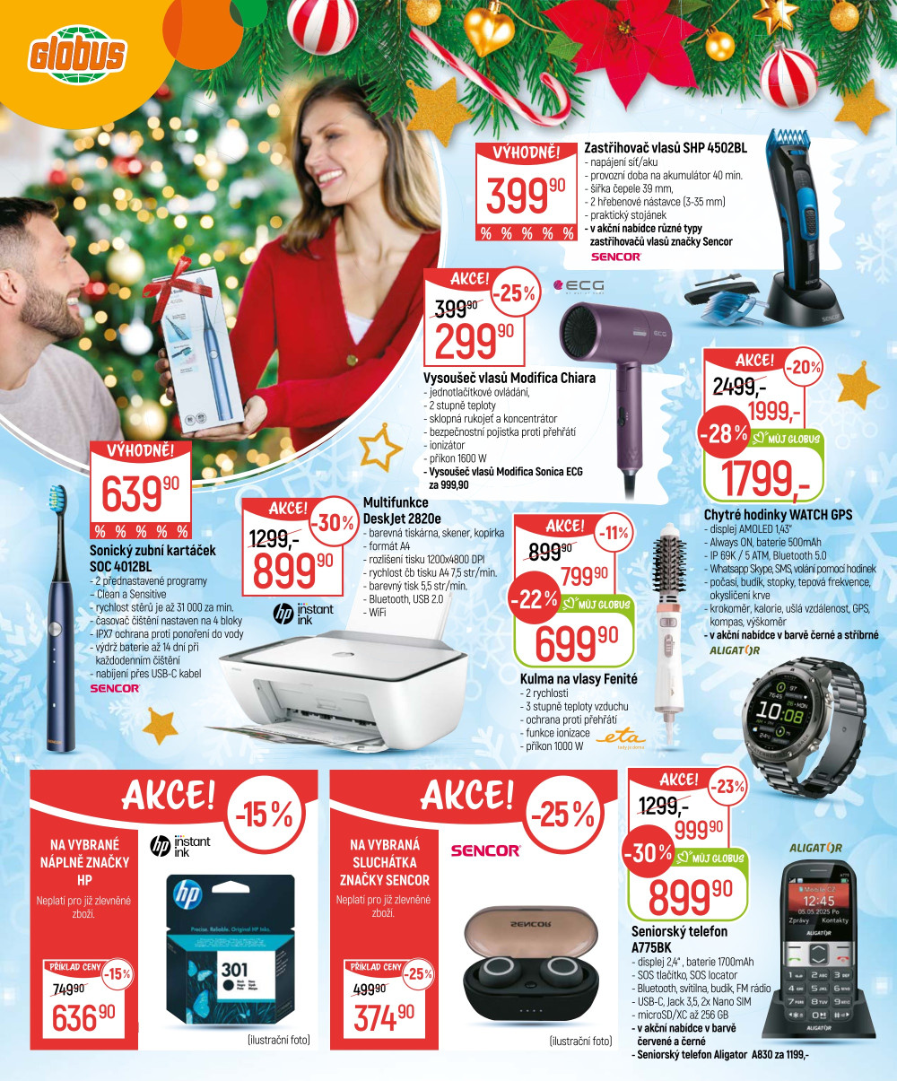 Leták Globus leták Praha - Zličín - Vánoční dárky - strana 16