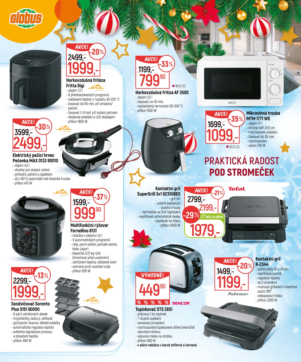 Leták Globus leták České Budějovice - Vánoční dárky - strana 10