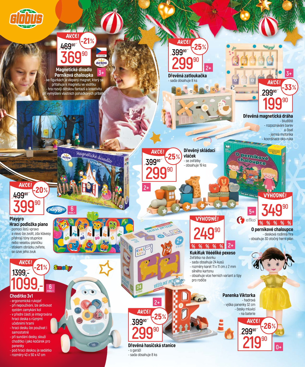 Leták Globus leták České Budějovice - Vánoční dárky - strana 22