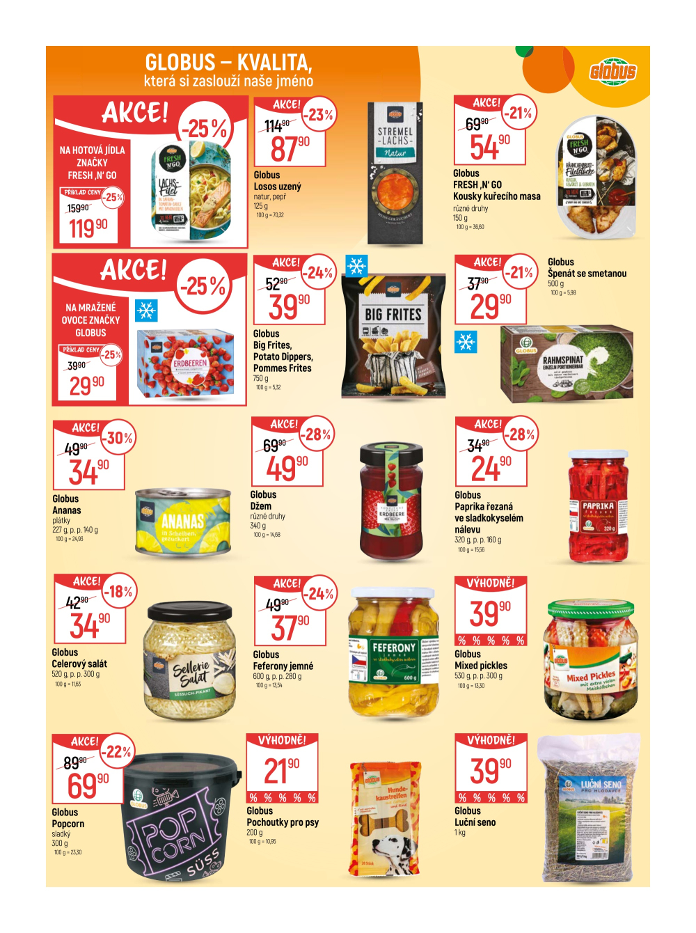 Leták Globus leták Chomutov - strana 4