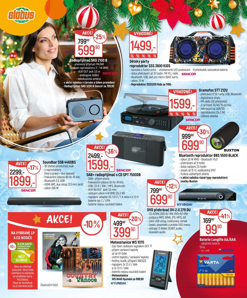 Leták Globus leták Olomouc - Vánoční dárky - strana 14