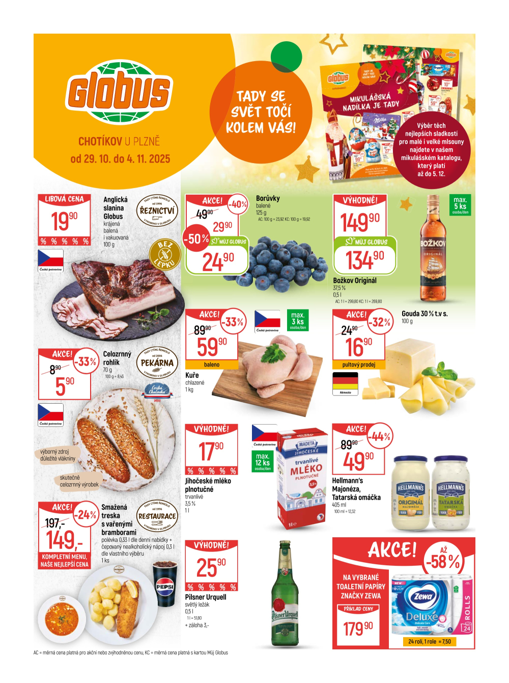 Leták Globus leták Chotikov (Plzeň) - strana 1