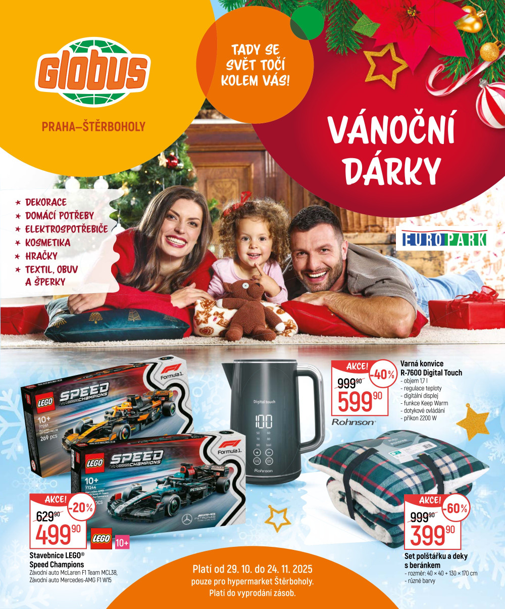 Leták Globus leták Praha - Štěrboholy - Vánoční dárky - strana 1