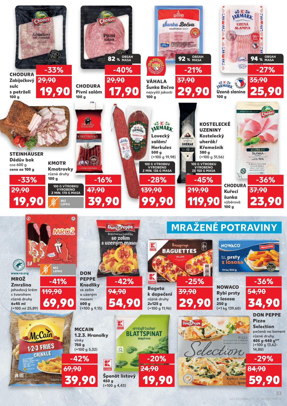 Leták Kaufland leták Ostrava - Zábřeh - strana 33