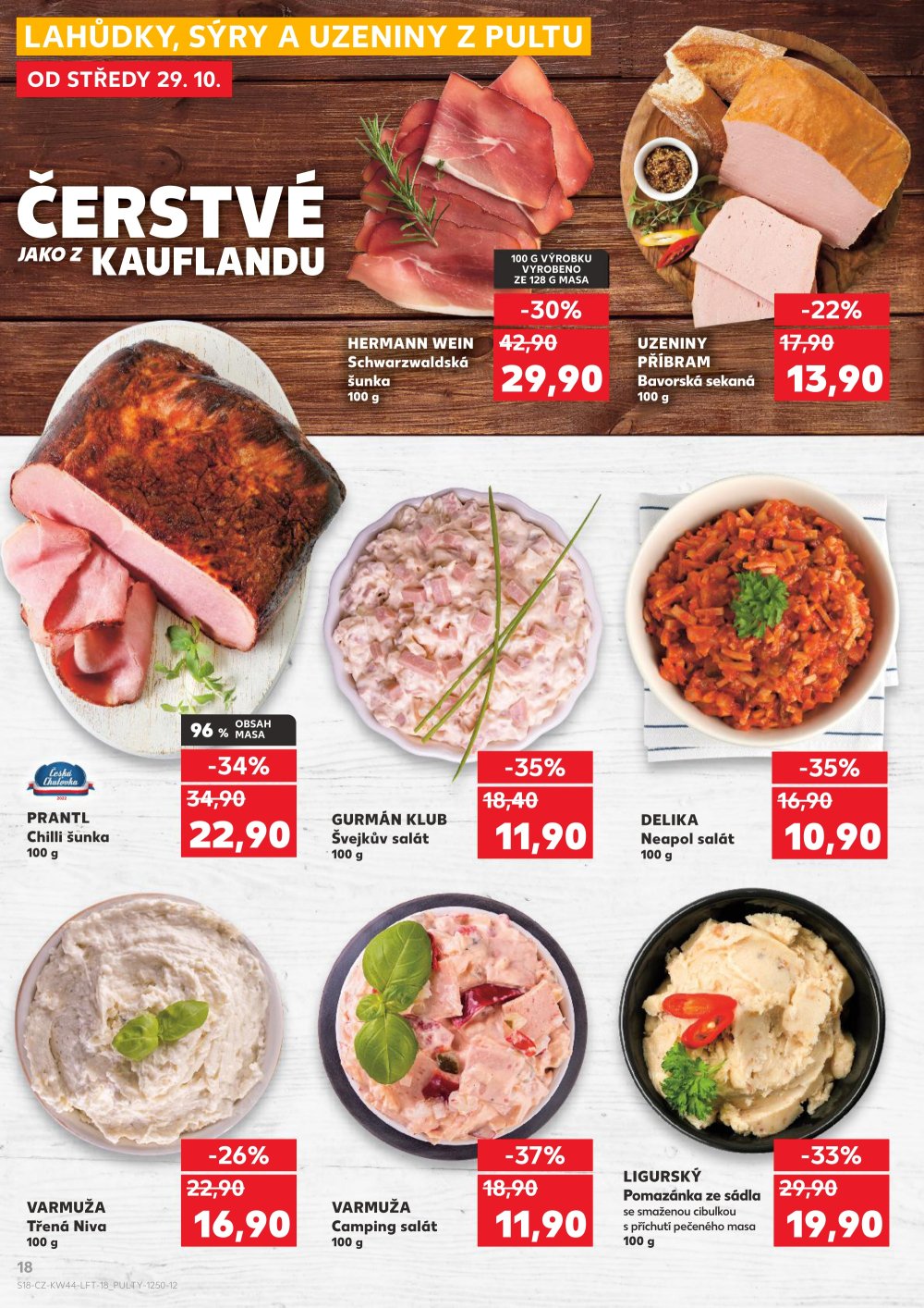 Leták Kaufland leták Teplice, Čs. Dobrovolců - strana 18