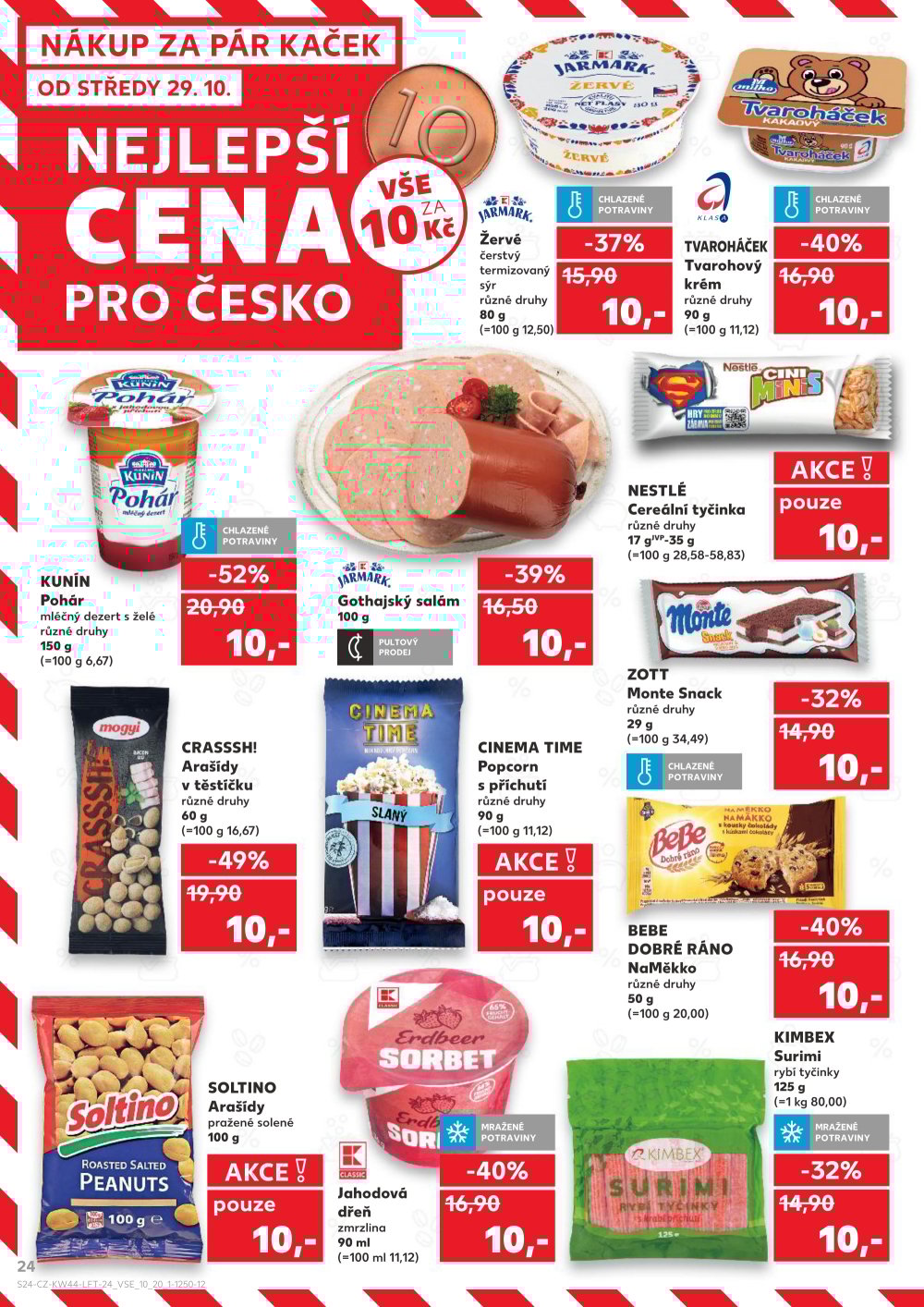 Leták Kaufland leták Teplice, Čs. Dobrovolců - strana 24
