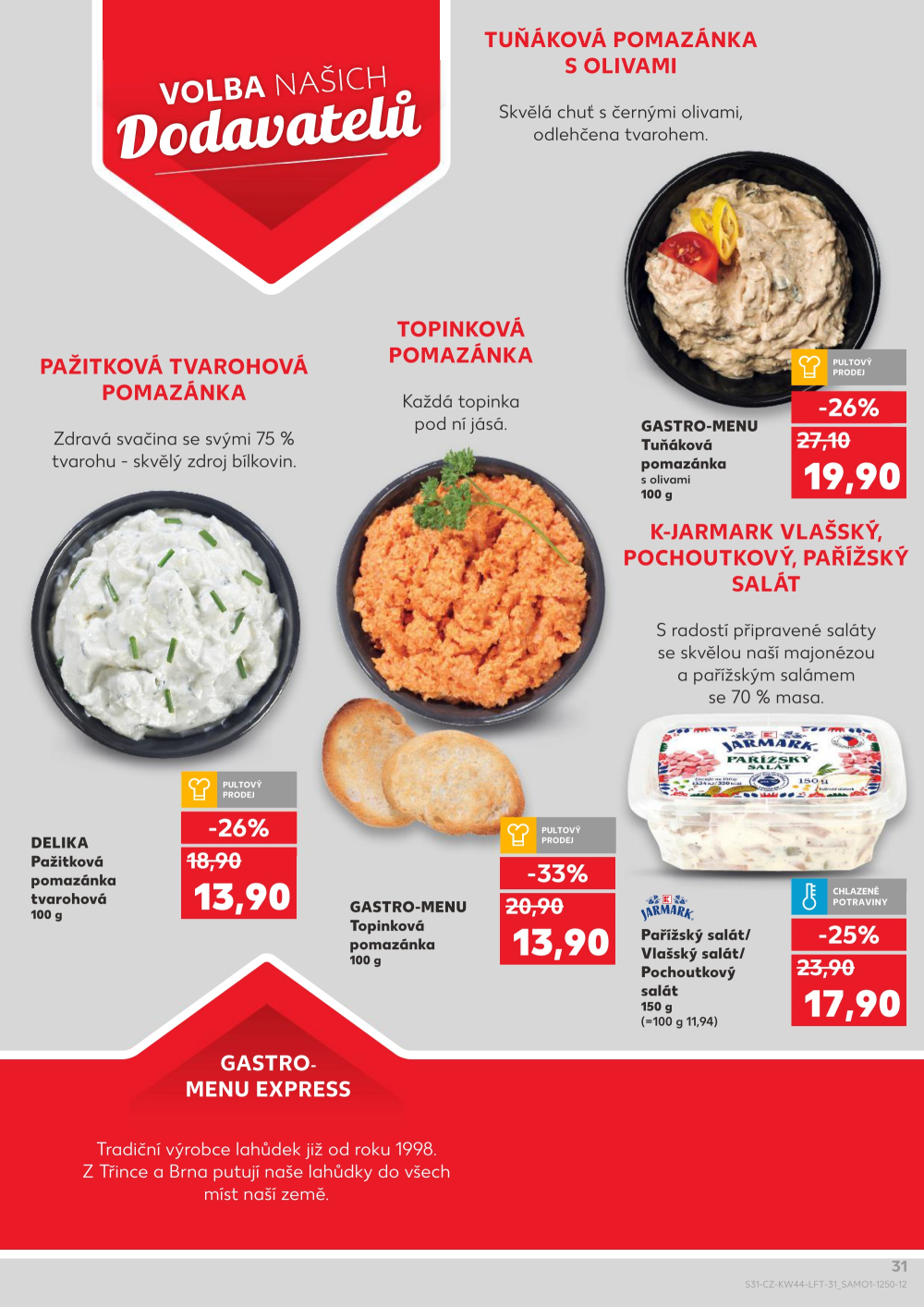 Leták Kaufland leták Poděbrady U Garáží - strana 31