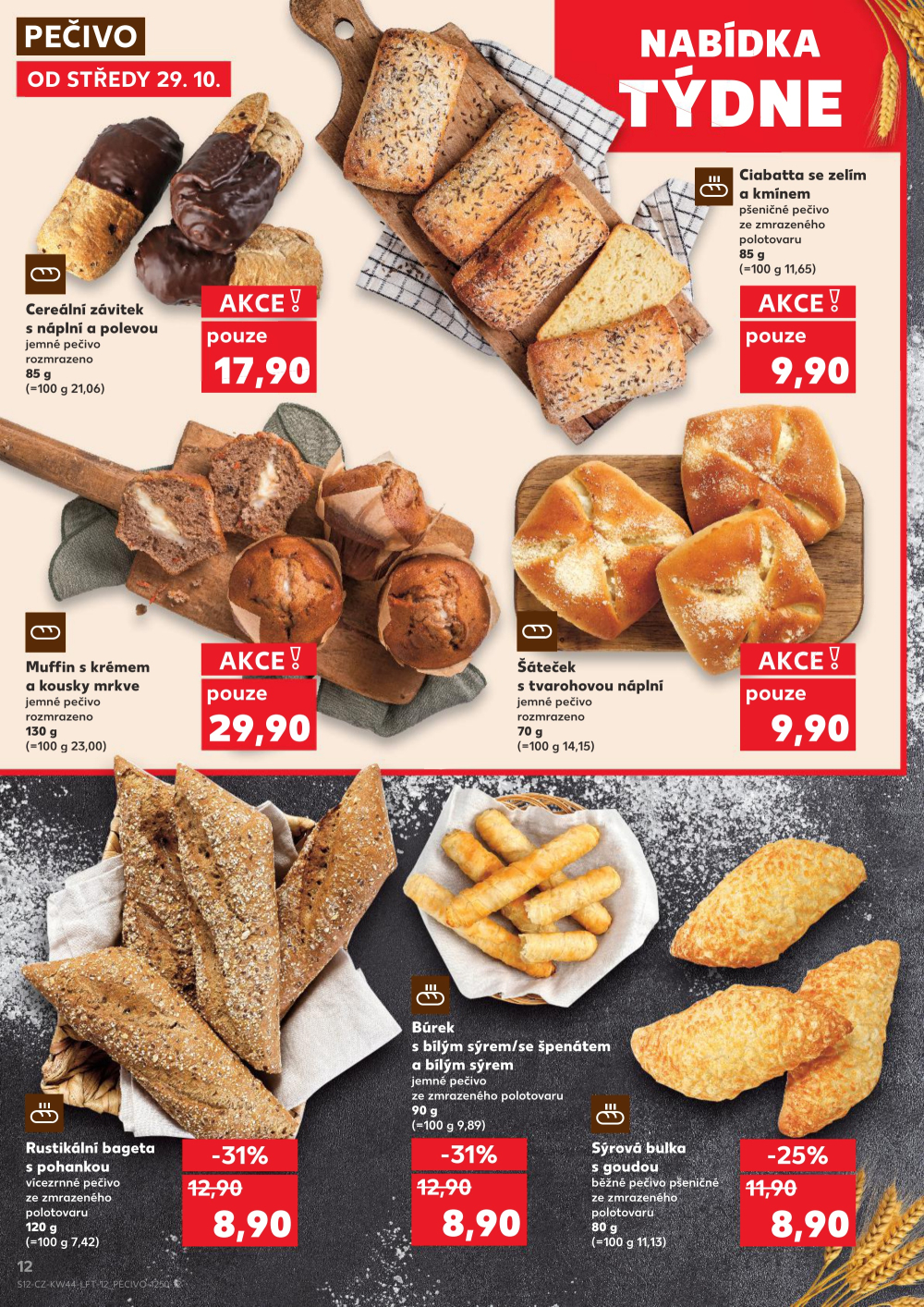 Leták Kaufland leták Olomouc, Hněvotínská - strana 12