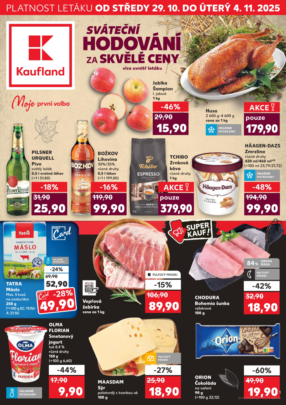 Leták Kaufland Turnov, Sobotecká - strana 1