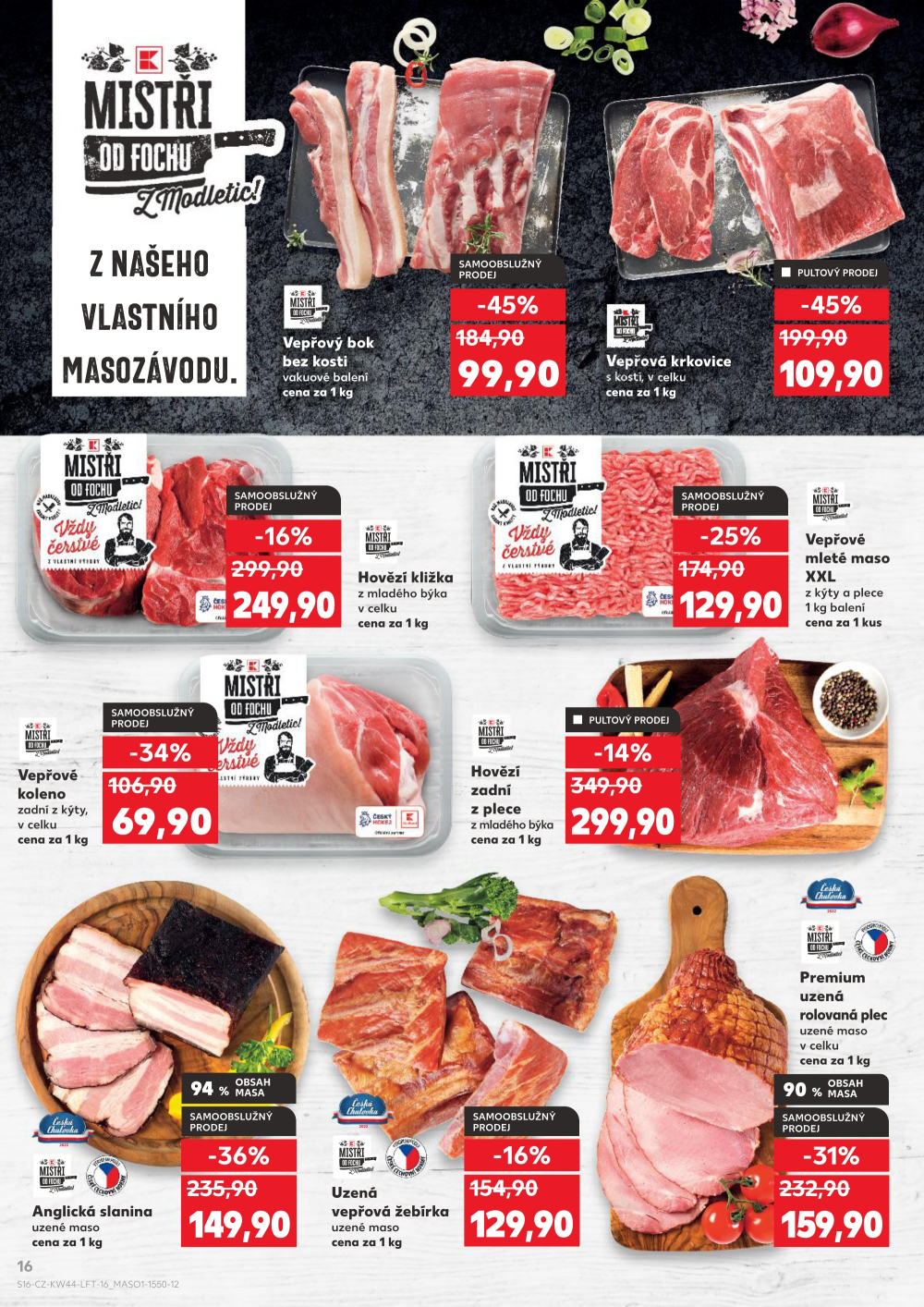 Leták Kaufland leták Praha 8 - Libeň - strana 16