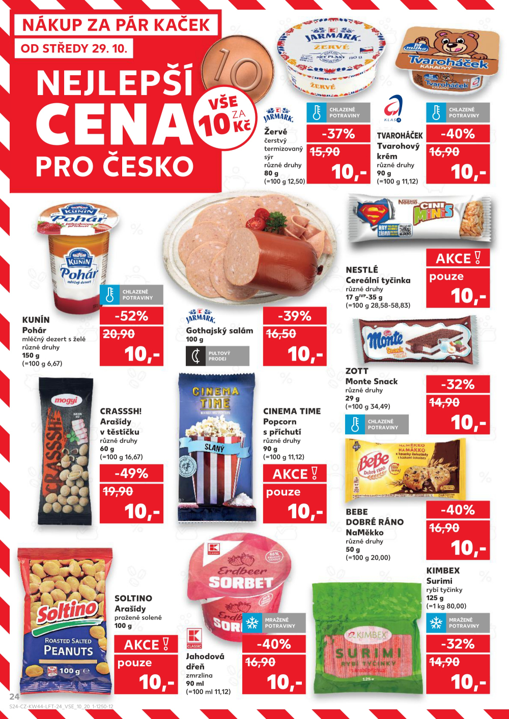 Leták Kaufland leták Praha 8 - Libeň - strana 24
