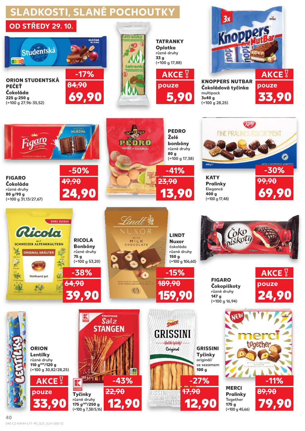 Leták Kaufland leták Praha 8 - Libeň - strana 40