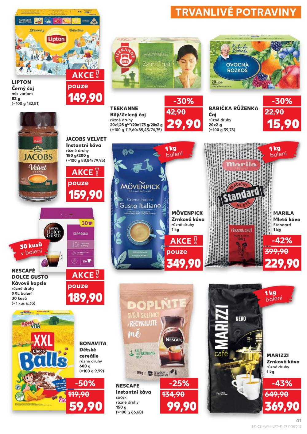 Leták Kaufland leták Praha 8 - Libeň - strana 41