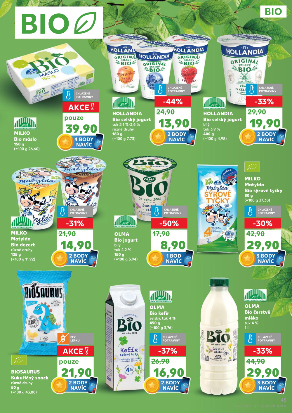 Leták Kaufland leták Praha 8 - Libeň - strana 45