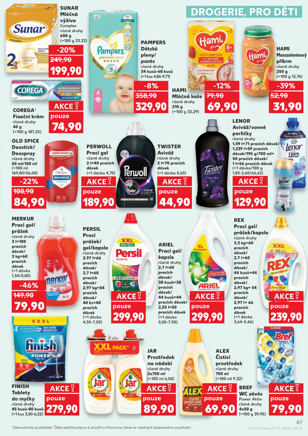 Leták Kaufland leták Praha 8 - Libeň - strana 47