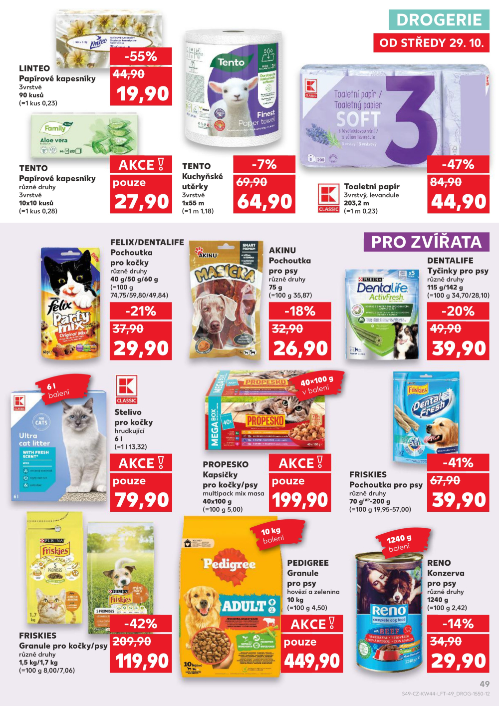 Leták Kaufland leták Praha 8 - Libeň - strana 49
