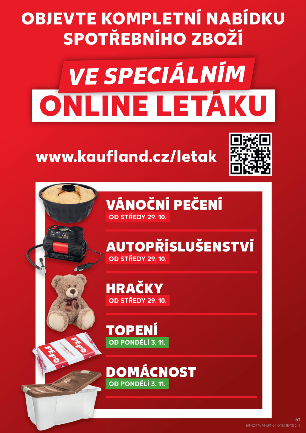Leták Kaufland leták Praha 8 - Libeň - strana 51