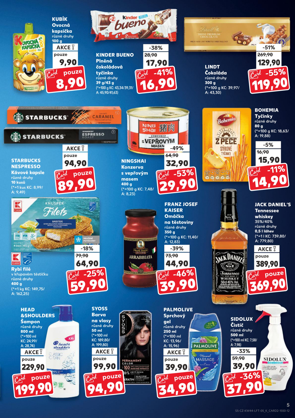Leták Kaufland leták Praha 8 - Libeň - strana 5