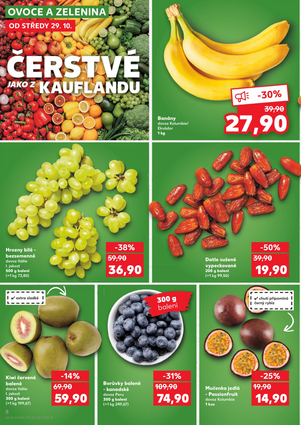Leták Kaufland leták Praha 8 - Libeň - strana 8