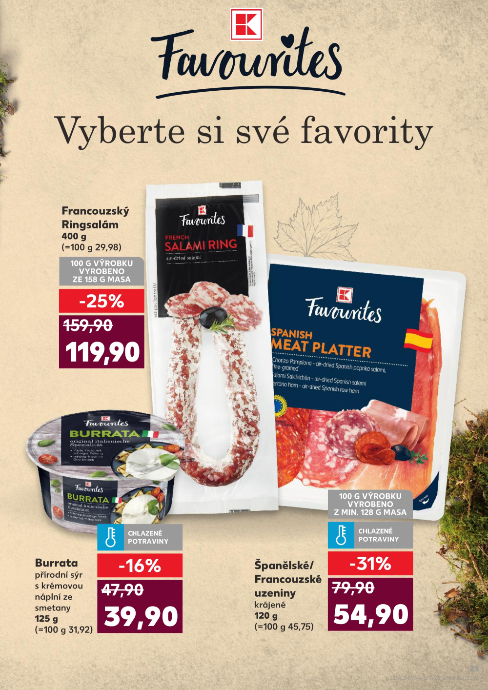 Leták Kaufland leták Prostějov, Olomoucká - strana 23