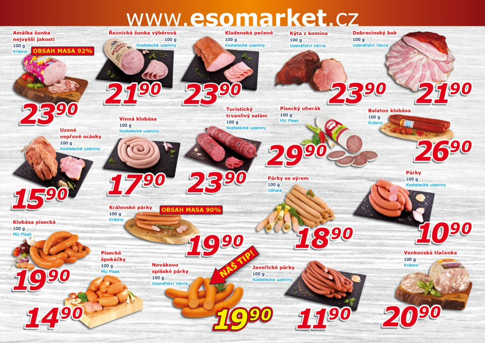 Leták ESO MARKET leták - strana 2