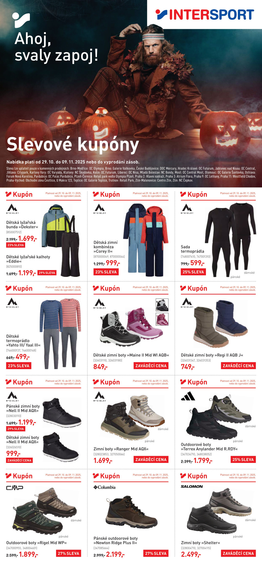 Leták Intersport leták - strana 1