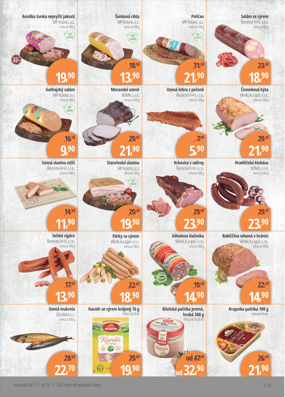 Leták Jednota Mikulov leták - strana 2